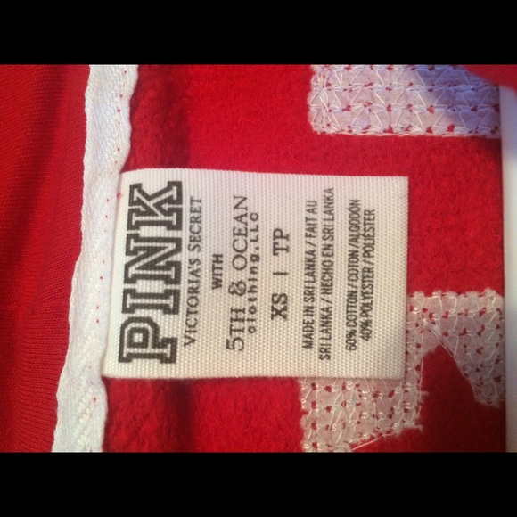 "Reds" Victoria Secret Pink jacket - Picture 3 of 3