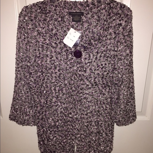 Purple Knitted Sweater