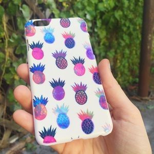 iPhone case with bohemian pineapple print!