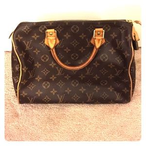 Louis Vuitton monogram speedy 30 (w/ date code)