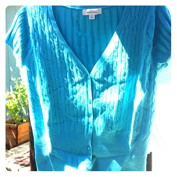 Blue sweater top
