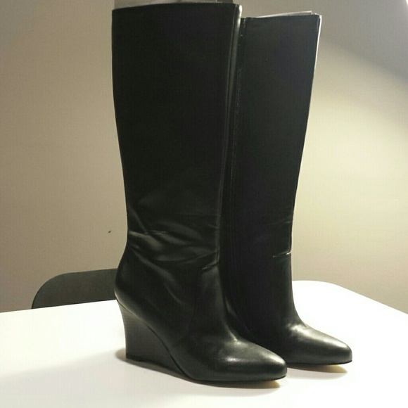 Ann Taylor wedge boots