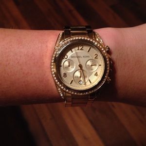 Michael Kors 'Blair' gold watch