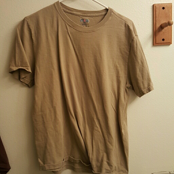 Mens Tan Jerzee TShirt