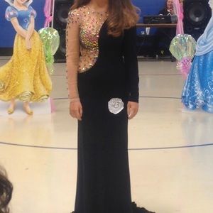 Black formal dress