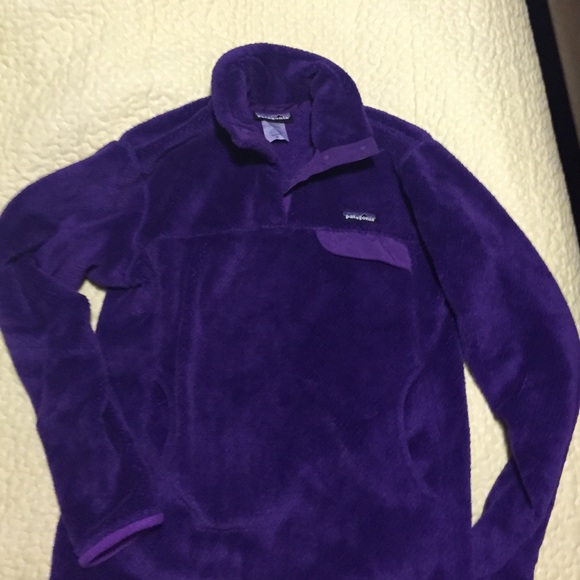 Womens purple retool pullover