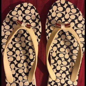 Coach Flip Flops-Size 10 NWOT