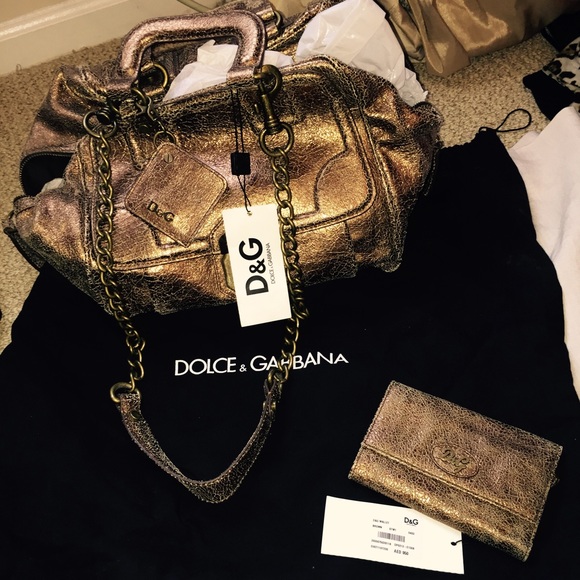 Dolce & cabbana handbag w wallet