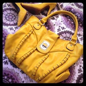 Mustard Leather Purse