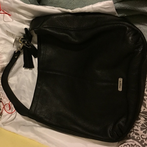Black coach purse