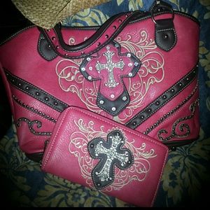 Rustic Couture's western Purse/Wallet Set