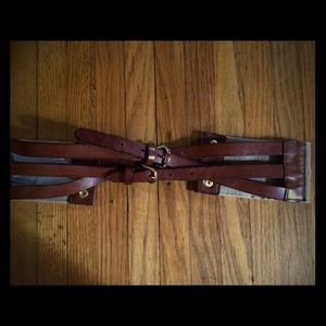 J crew leather snap belt