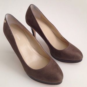 Calvin Klein suede pumps 7.5