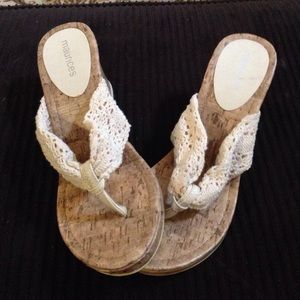 Crocheted wedges