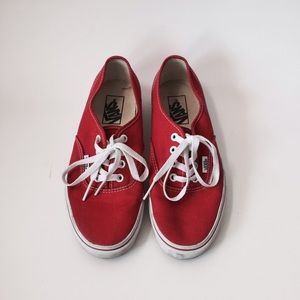 Barely worn Red Vans