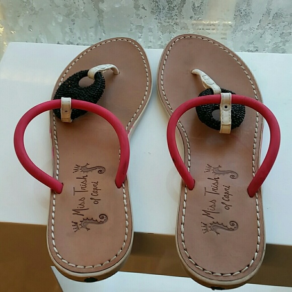 Miss Trish of Capri flip flops - Picture 1 of 3