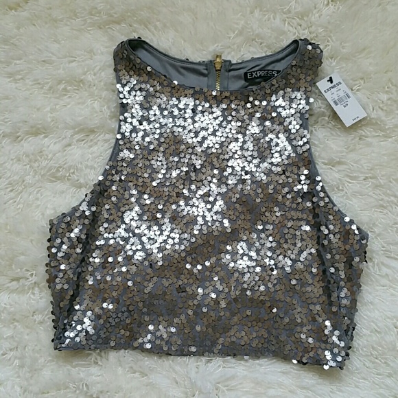 Express glitterer cropped top...beautiful.