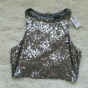 Express glitterer cropped top...beautiful.