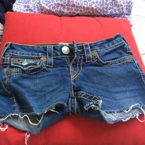 True religion Jean shorts