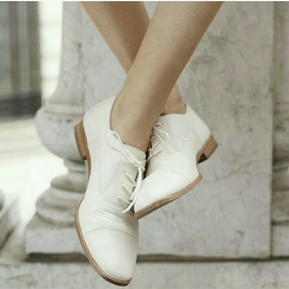 Madewell Clare Oxford in cream
