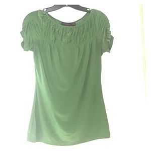 Green short sleeve top from The Limited