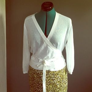 Ann Taylor wrap sweater
