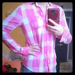 Button up hollister top