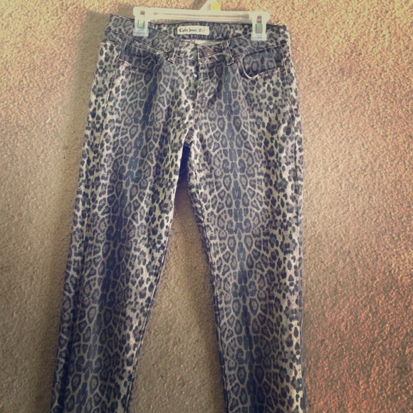 Leopard Print Jeggings.