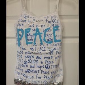 Justice cami tank. Girls size 16