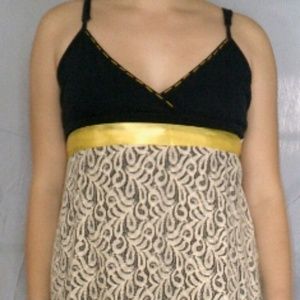 Semi formal dress with lace