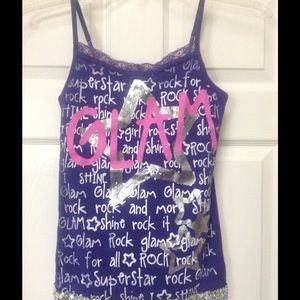 Justice cami tank. Girls size 16