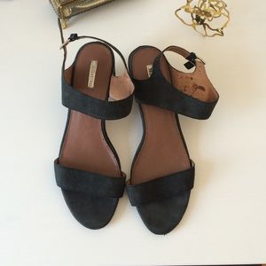 Matiko black suede sandal