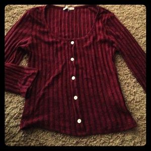 Charlotte Russe cropped sweater top ❤️