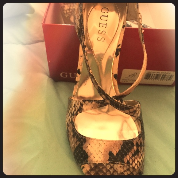 Guess snake heels