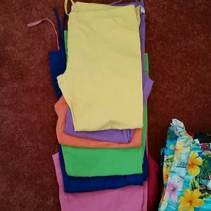 SEVEN PAIRS OF SCRUB PANTS