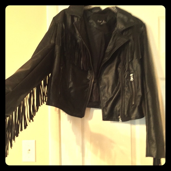 Black day leather jacket
