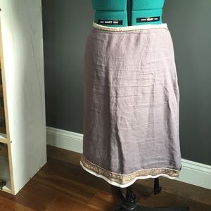 Linen Skirt by Solataire