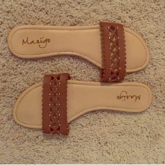 Brown strap sandals