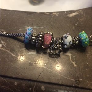 troll beads bracelet worn a few times