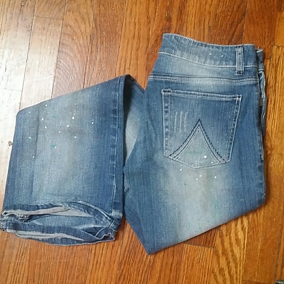 Fun Paint Splashed Delias Jeans