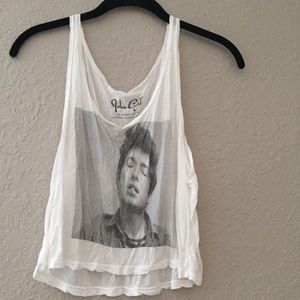 John Galt by Brandy Melville Bob Dylan tank top