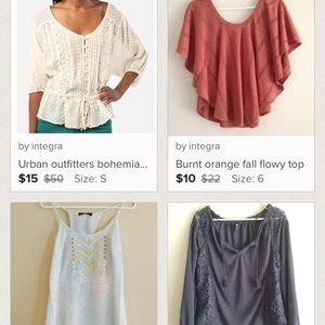 Bundle of 4 tops