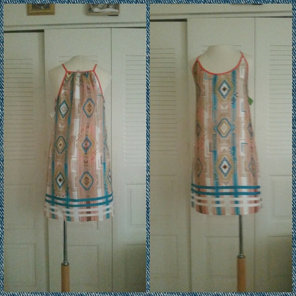 Aztec design summer dress