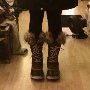 Sorel Joan of Arctic Sudan Brown Boots