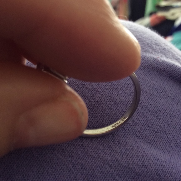 Ring pink sapphire & small diamonds, 7 - Picture 3 of 3