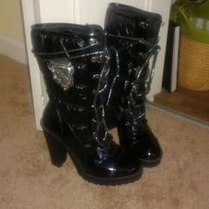 Baby Phat Rainboots-Black