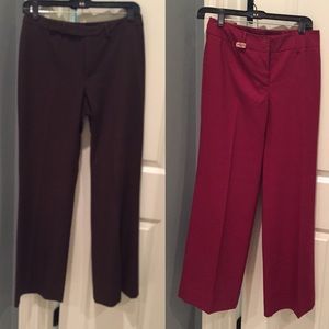 Set of two size 2 dress pants