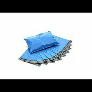 25 blue 10x13 poly mailers