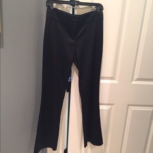Black sateen dress pants size 4