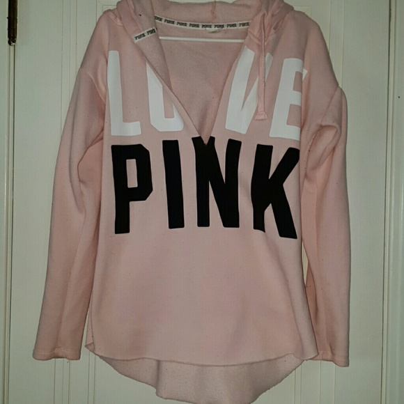 Love pink hoodie